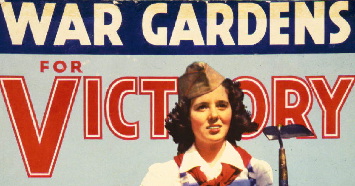 Propaganda art for WWII Victory Gardens