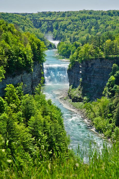 Dreamy | Letchworth state park, Breathtaking places, Waterfall