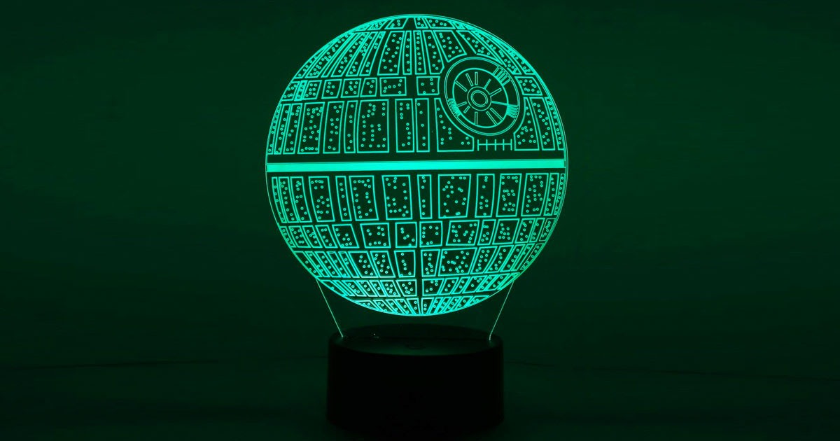 This 'Star Wars' Night Light Puts the Death Star Plans In Your Kid's Bedroom