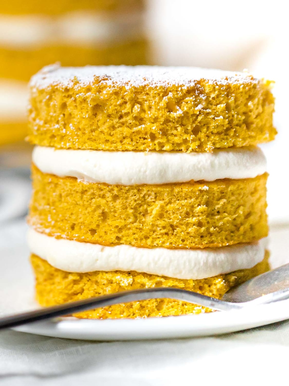 Delicious Mini Pumpkin Layer Cakes - Soft and Fluffy!