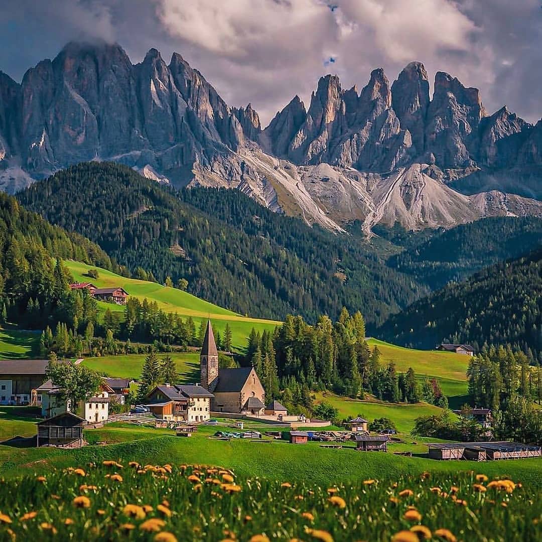 Val Di Funes, South Tyrol Italy (Photo credit to IG curly.beard)