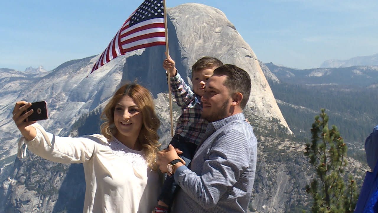 Special Naturalization Ceremony at Glacier Point