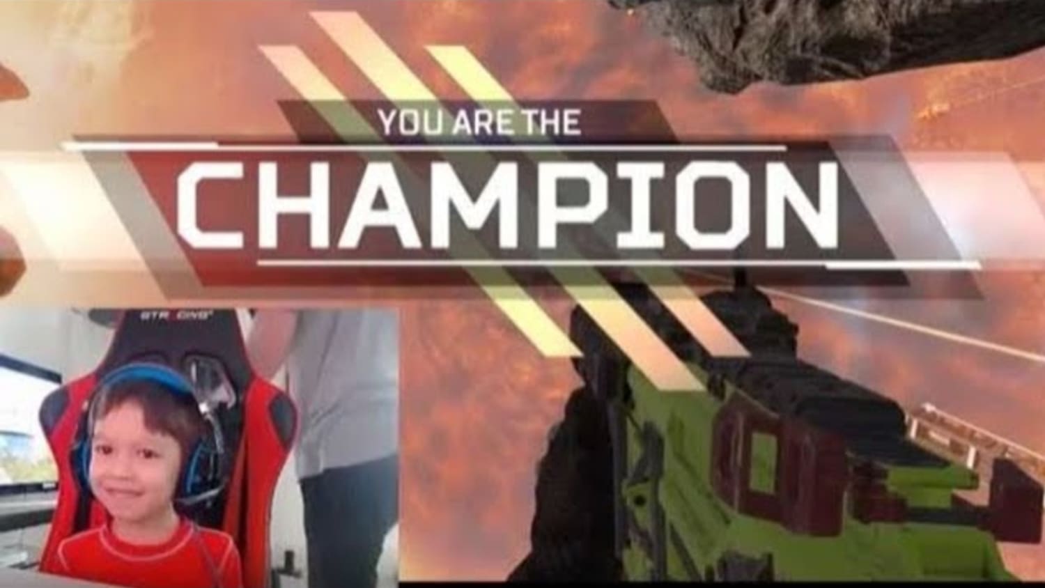 5 Year Old Carries His Dad to Apex Legends Victory Royale