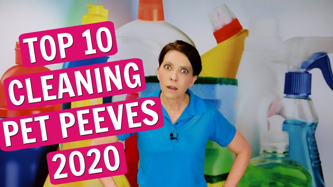 Angela Browns Top 10 Cleaning Pet Peeves 2020