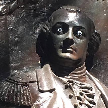 City Hero Breaks Law By Adding Googly Eyes On Statue, Internet Reacts Epically