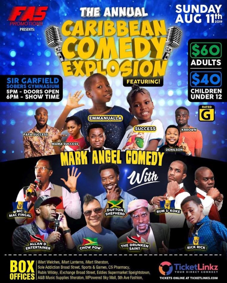 Caribbean Comedy Explosion - What's On In Barbados