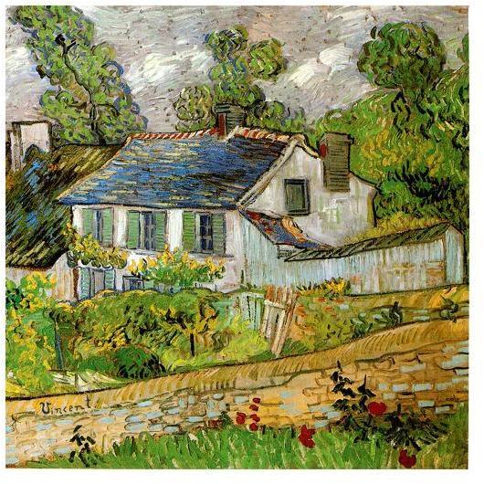 Maison a Auvers By Vincent Van Gogh, Oil Painting