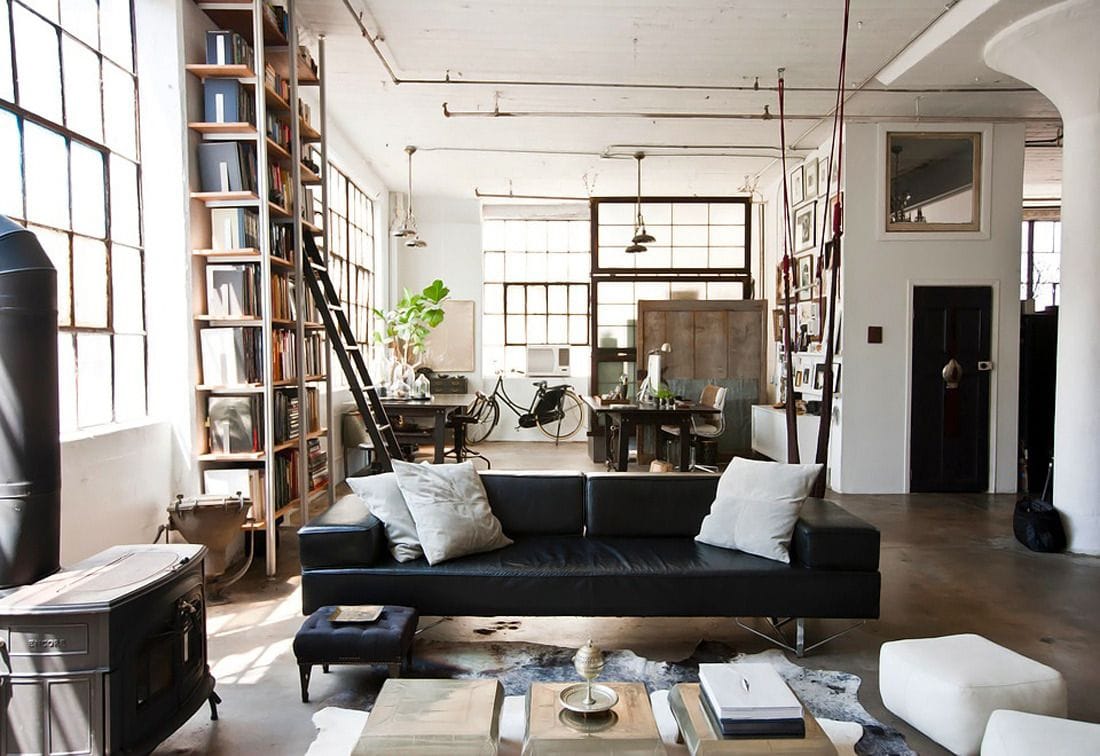 Loft in Brooklyn by Alina Preciado by Dan Gitane This industrial ...