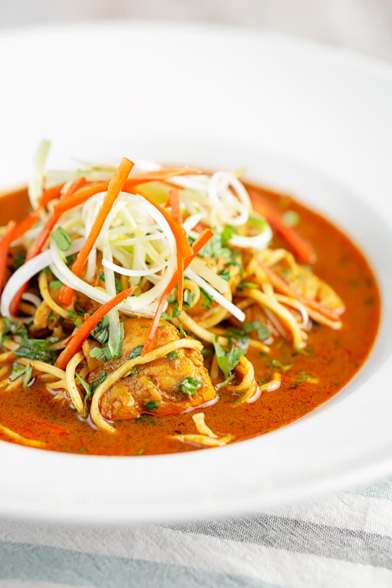 Quick & Spicy Thai Chicken Noodle Soup