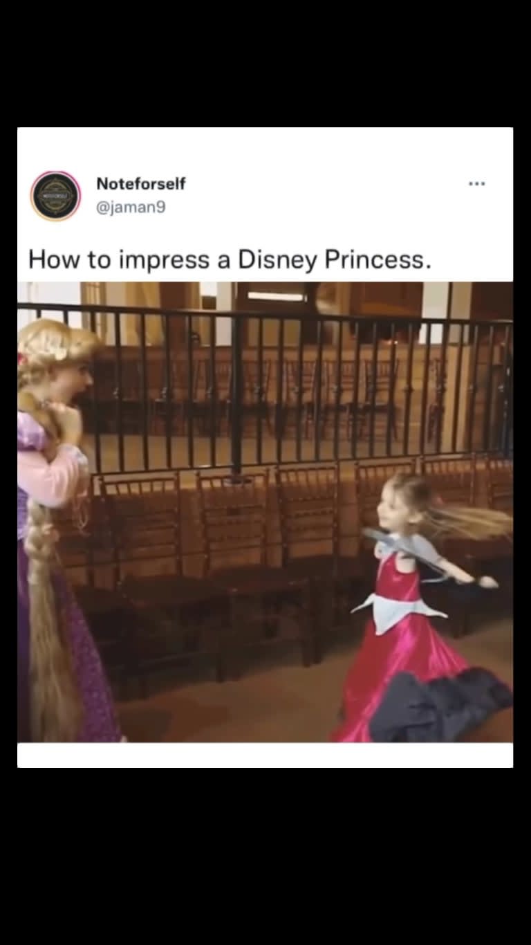 how to impress a disney princess :))