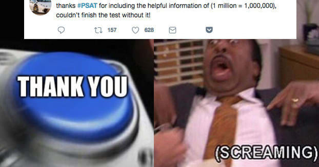 It's PSAT Day And Students Everywhere Are Unleashing Their Best Memes