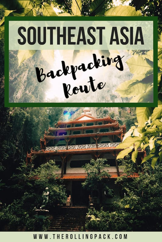 A Southeast Asia Backpacking Route