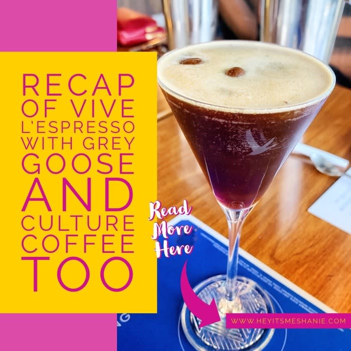 Recap of Vive L'Espresso With Grey Goose and Culture Coffee Too