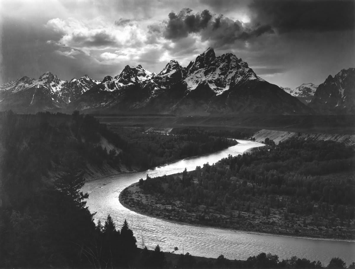 Discover Ansel Adams' Signature Style at the #CenterForCreativePhotography. https://t.co/PrwYdKEmH6 📷Ansel Adams, The Tetons and the Snake River, Grand Teton National Park, Wyoming,1942.Courtesy Center for Creative Photography©The Ansel Adams Publishing Rights Trust