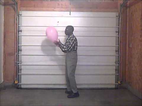 nerdy guy pops balloons with dick