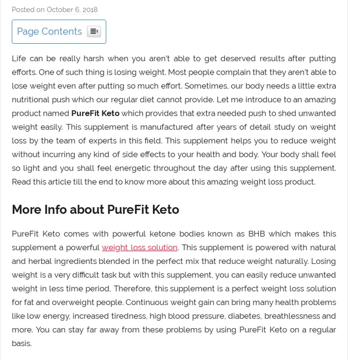 PureFit Keto Reviews: Does It Really Work? Read Side Effects | Benefits...