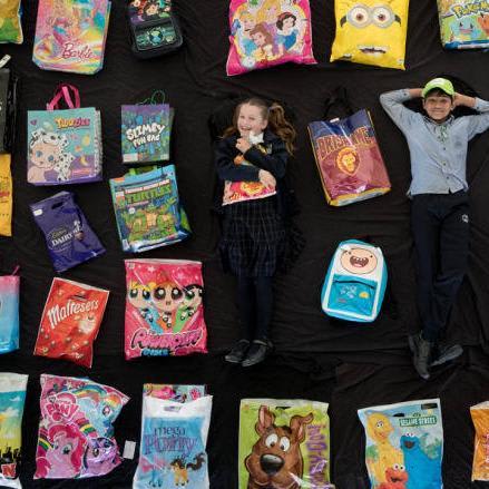 We happy few: The kids who got to road test this year's Melbourne showbags first