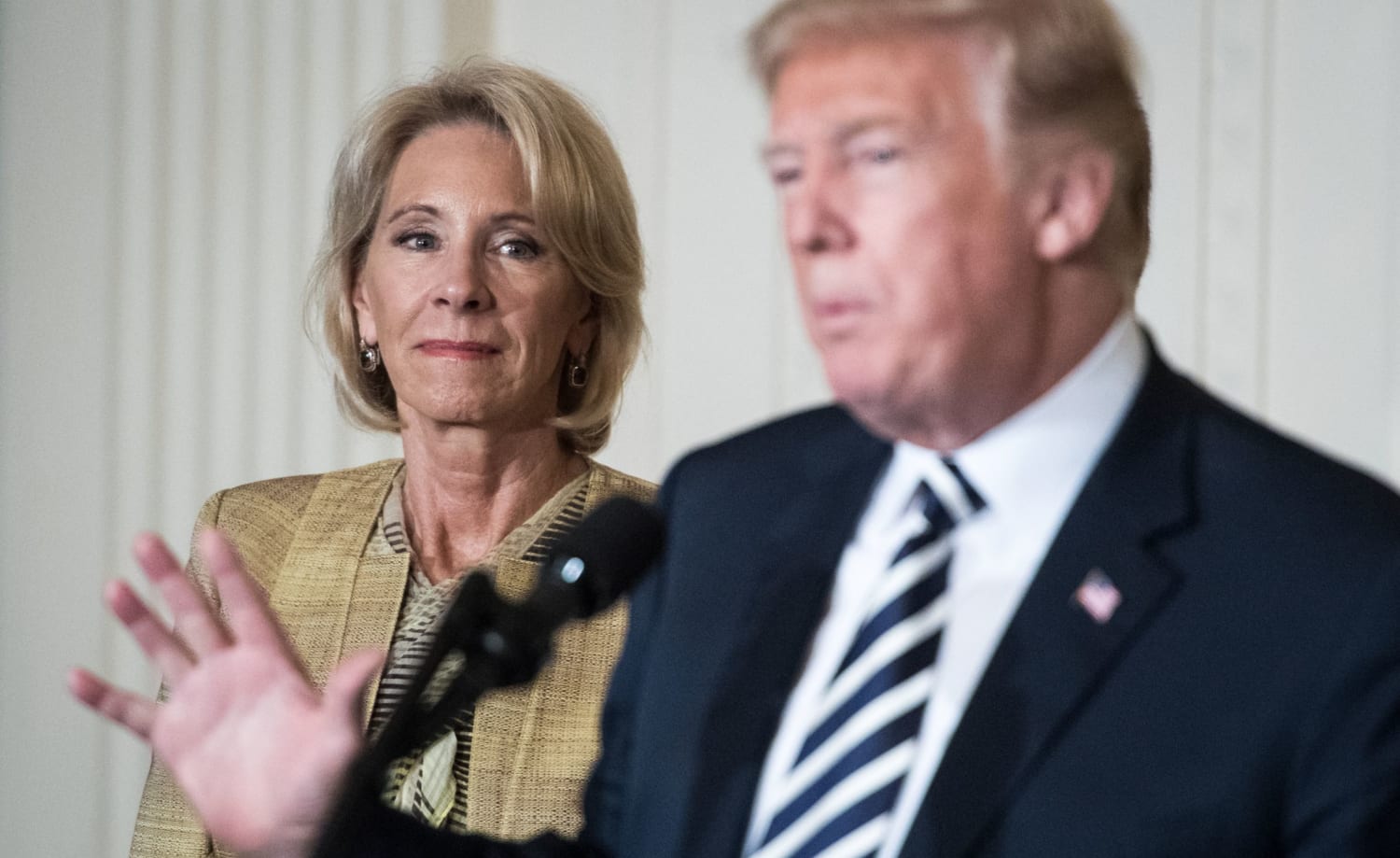 Americans disapprove of DeVos most among Trump administration officials, survey finds