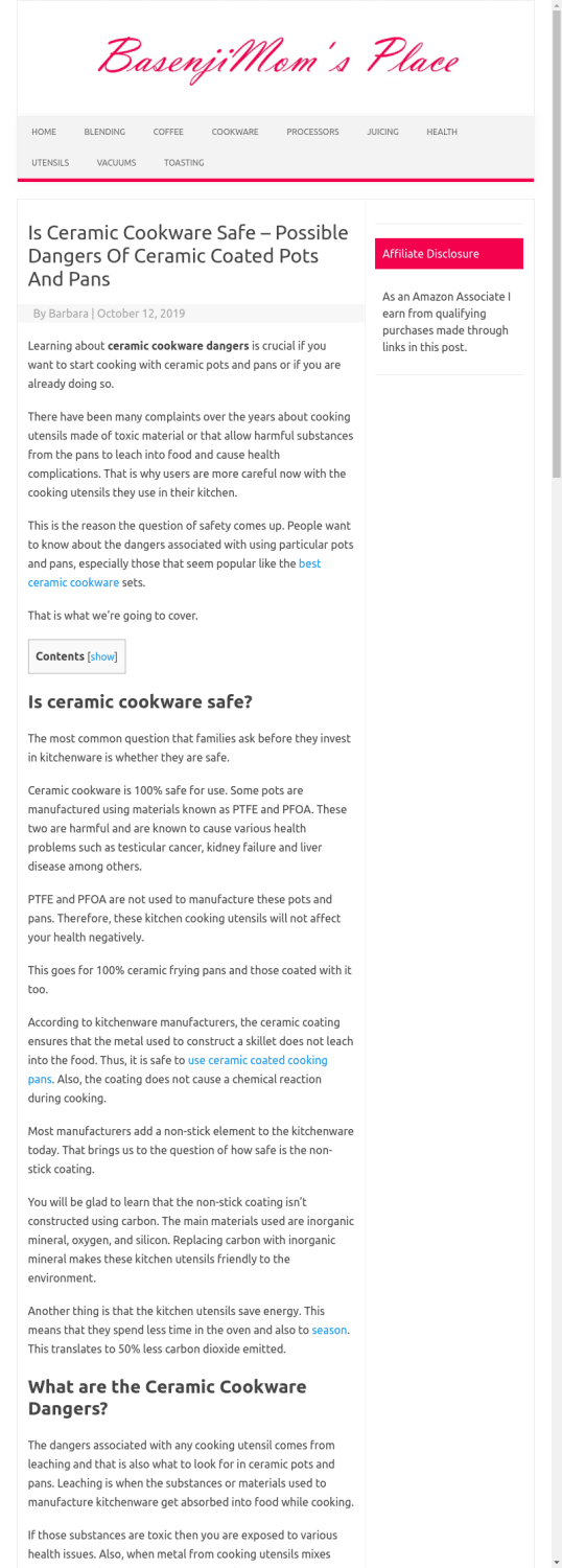 Is Ceramic Cookware Safe - Possible Dangers Of Ceramic Coated Pots And Pans
