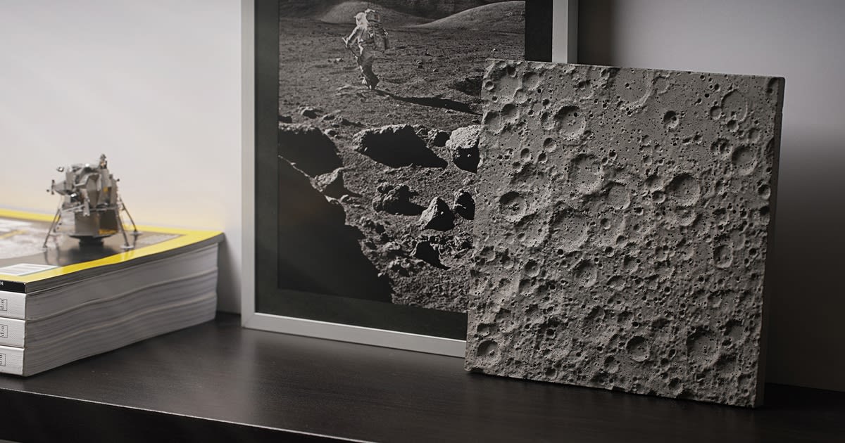 Set the Moon on Your Desk With This Realistic 'Lunar Surface' Made With NASA Data