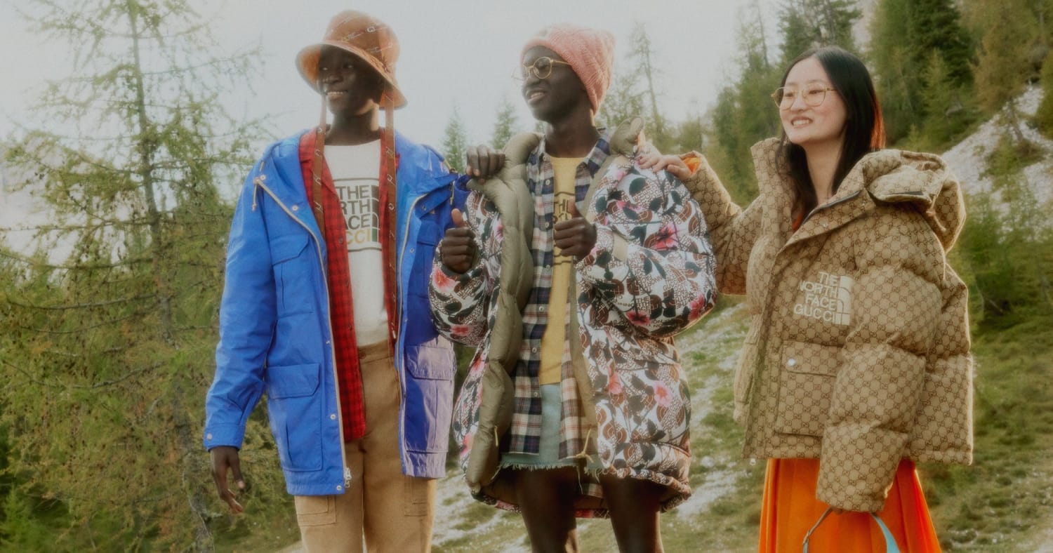 The North Face x Gucci Collab Includes Winter's Most Popular Jacket In Maximalist Prints