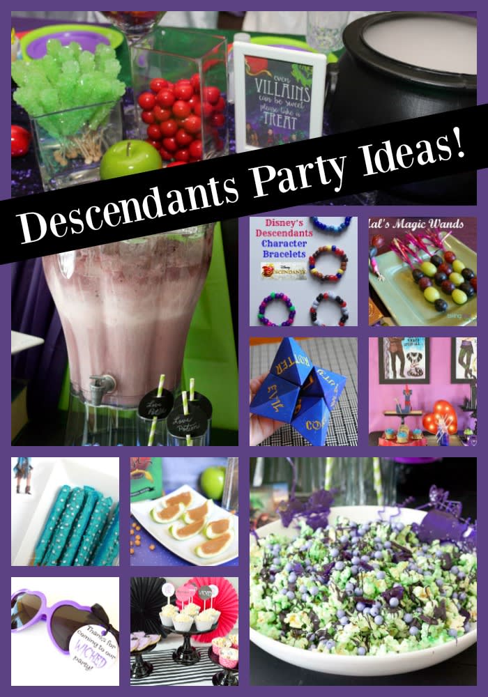 Disney Descendants Birthday Party - Desecendants 3 is Available on DVD!