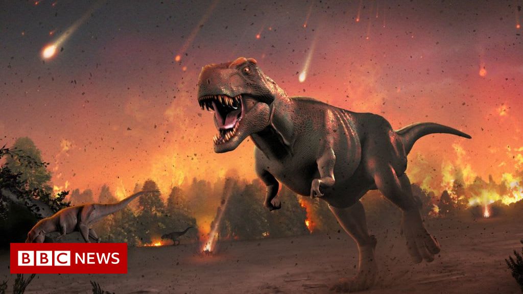 The day the dinosaurs' world fell apart