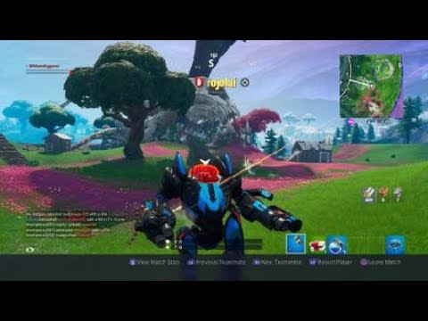 Playing team of 20 in Fortnite
