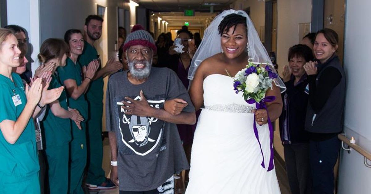 Bride Surprises Her Father With Cancer By Throwing Her Wedding At The Hospital