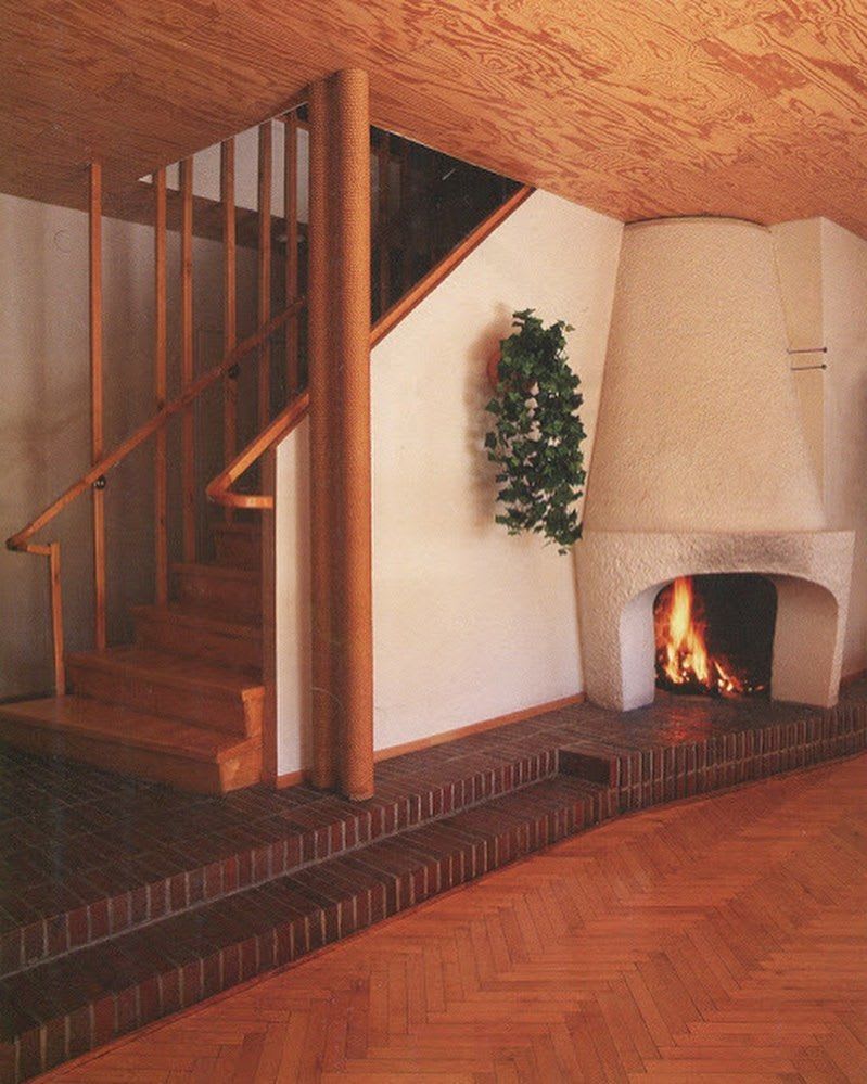 SLOW ROADS on Instagram: “Alvar Aalto, Fireplaces 1920s-1970s #slowroads - - - - - #winter #house… | Alvar aalto house, Alvar aalto, Interior architecture design