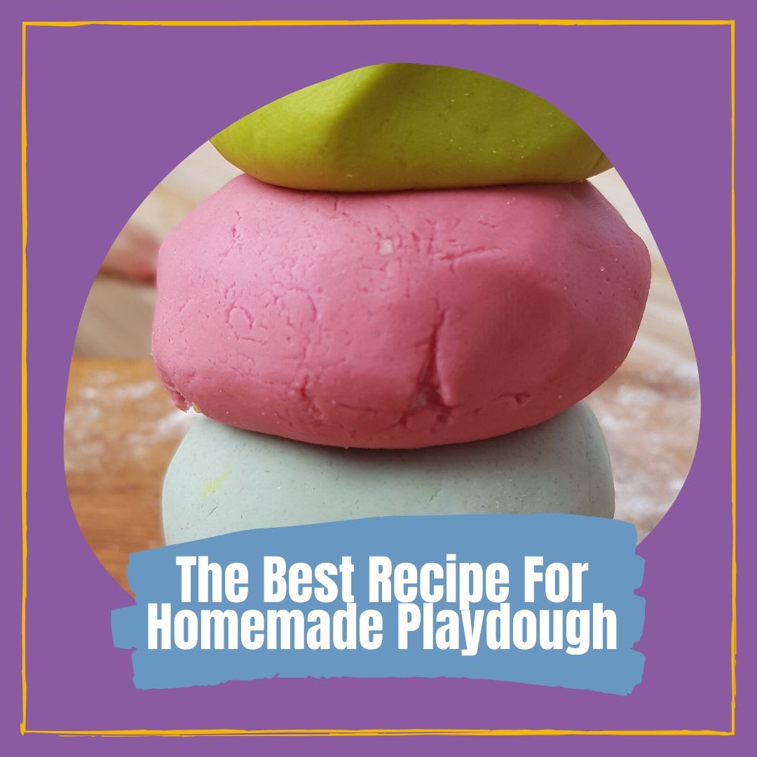 The Best Recipe for Homemade Playdough (Without Cooking)