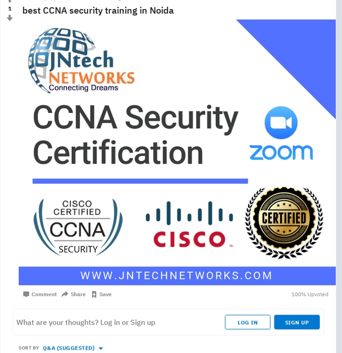 best CCNA security training in Noida