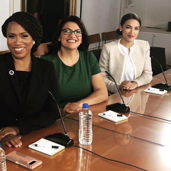 Ocasio-Cortez shares photo of her new 'squad' on Capitol Hill