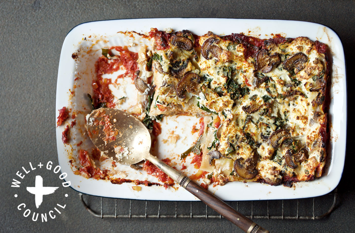 This Easy, Healthy Kale Mushroom Lasagna Will Make Your Next Pasta Night Even Better