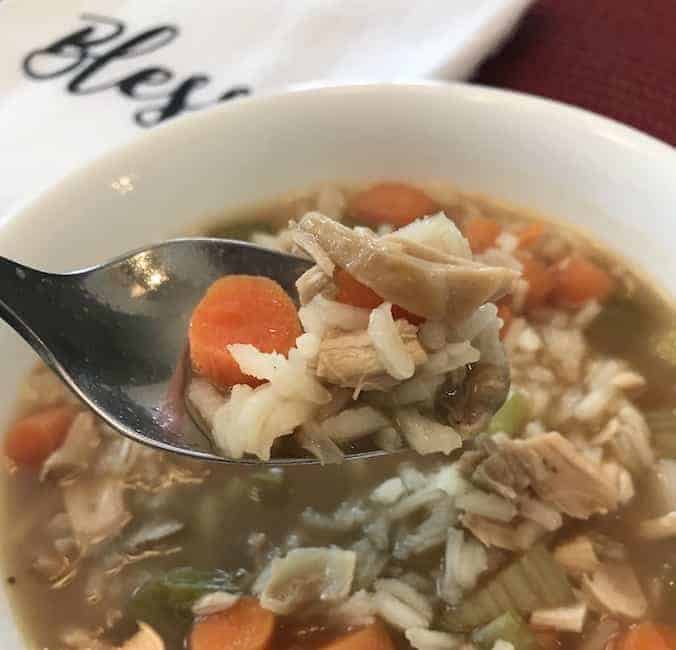 Homemade Chicken Rice Soup