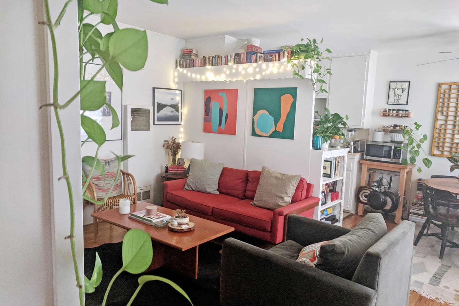 A Shared 450-Square-Foot Rental Apartment Is Small, But Full of Personality
