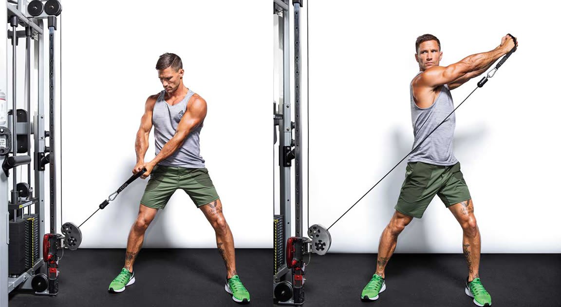 Hit Muscles From Head to Toe With This 45-Minute Cable Pulley Circuit