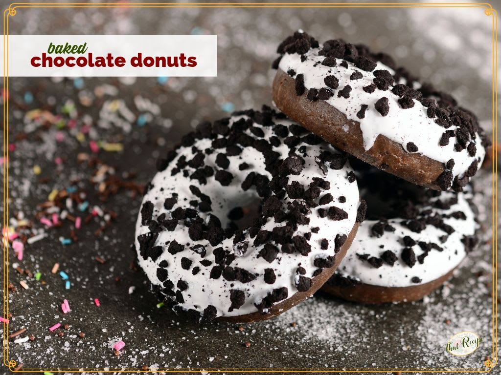 Baked Chocolate Donuts Make an Easy Treat