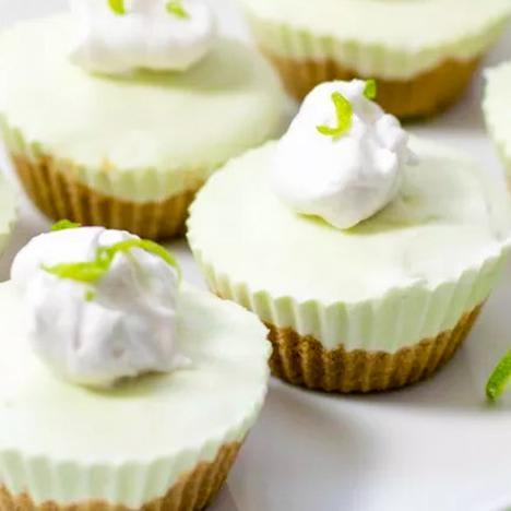 Mini Frozen Key Lime Tarts Recipe: Dairy-Free Ice Cream Desserts