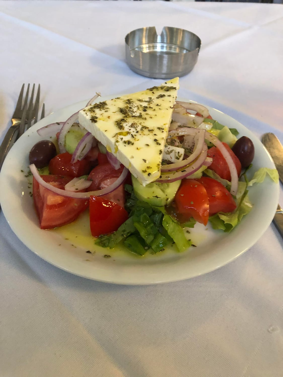 Greek Salad in Knossos, Crete