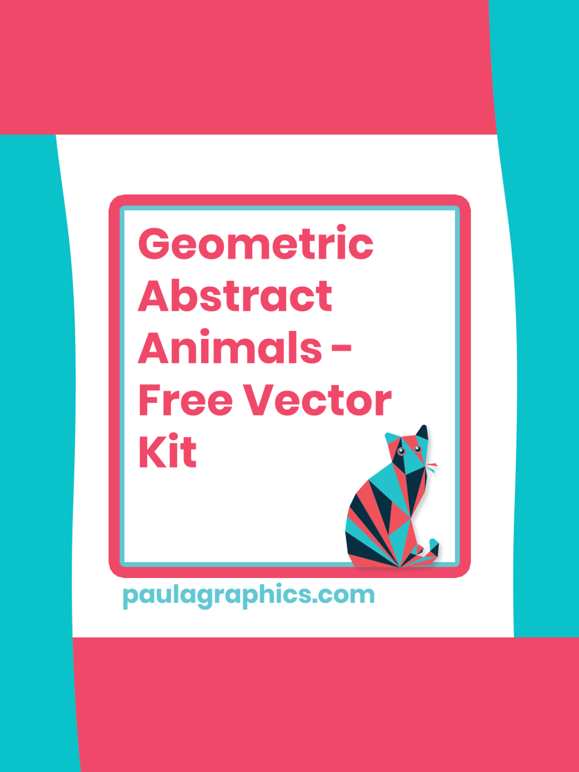 Geometric Abstract Animals - Free Vector Kit