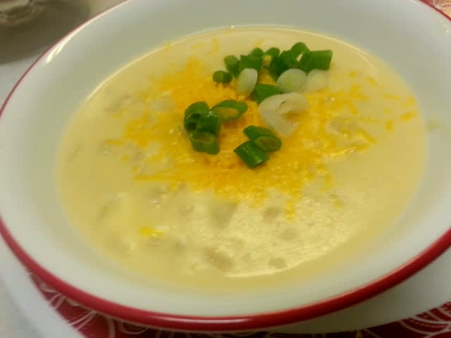 Easy Slow Cooker Potato Cheese Soup recipe