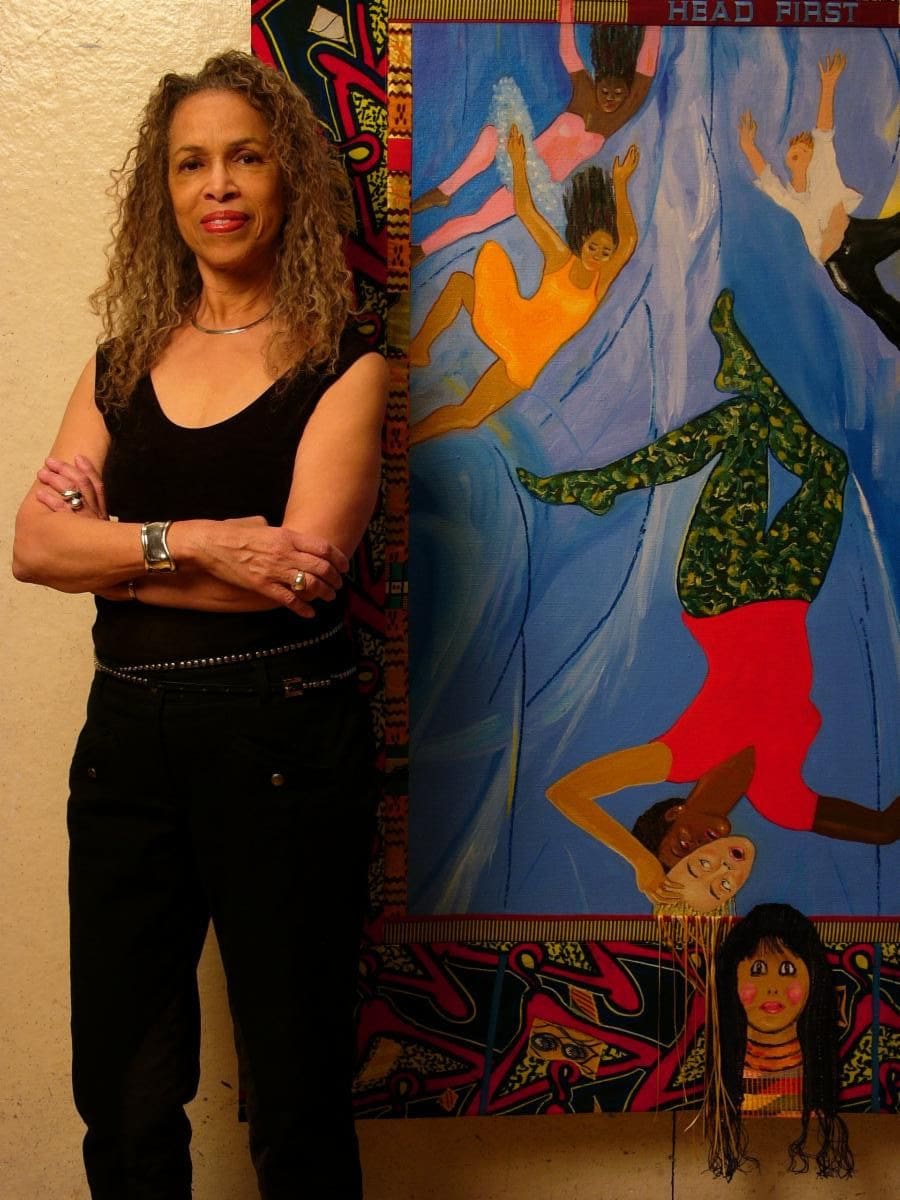 Emma Amos, Imaginative Painter Who Attacked Racism Through Figuration, Is Dead at 83