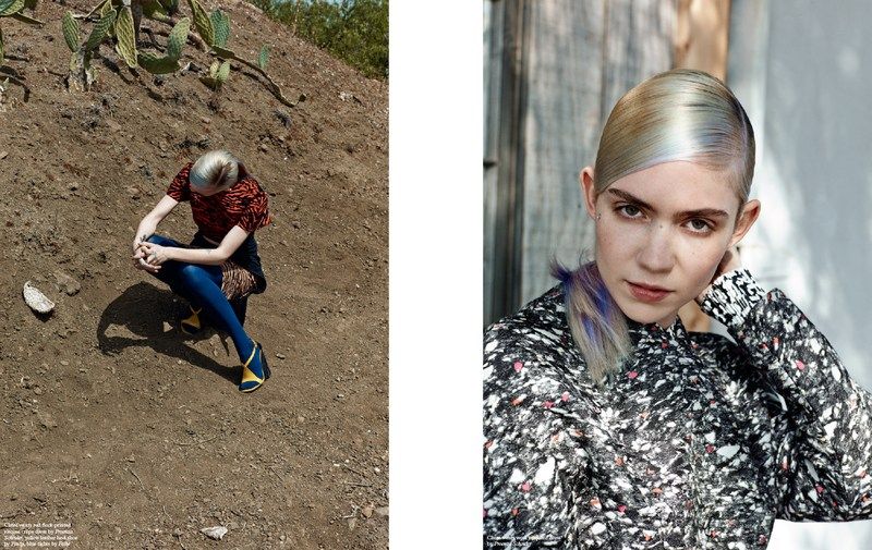 Grimes by Max Farago for Pop | Grimes, Pop magazine, Covergirl
