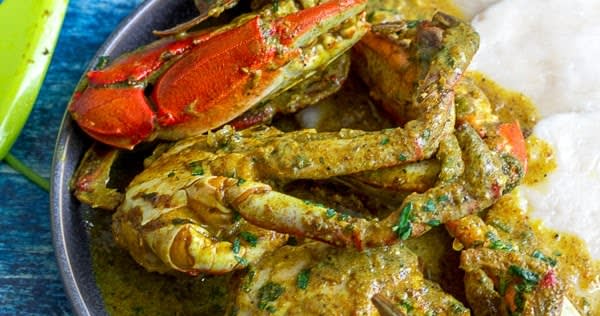 Tobago Curry Crab and Dumpling