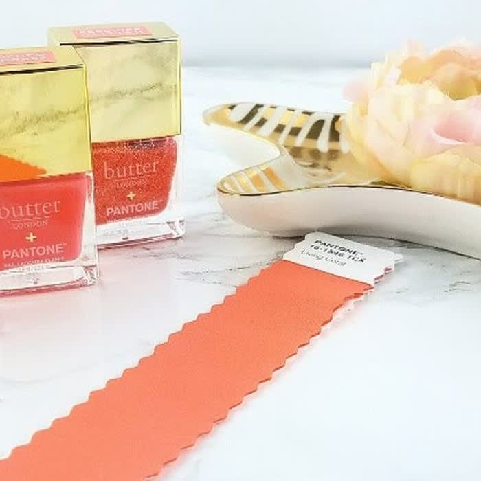 Butter London X Pantone Color of the Year 2019 Living Coral Nail Lacquer Collection
