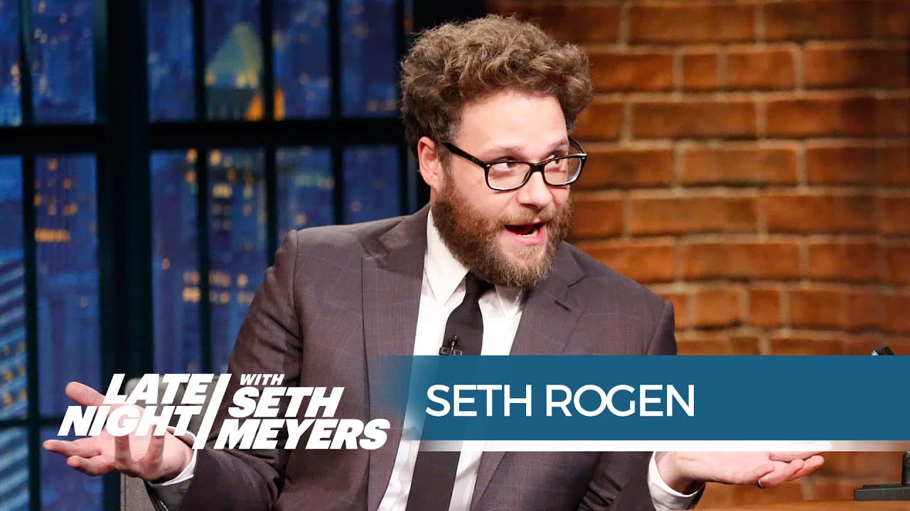 Seth Rogen #39 s Personal Sony Hack Aftermath Late Night with Seth Meyers