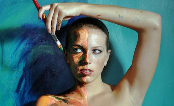 Art that blurs the line between paint and photograph