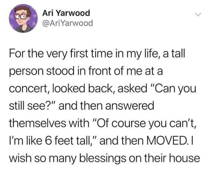 Wholesome tall people