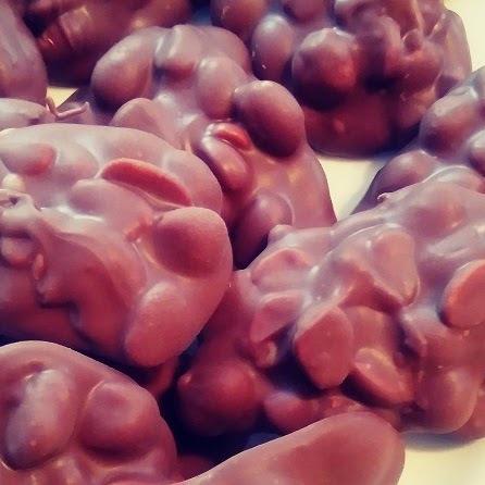 Chocolate Peanut Butter Peanut Clusters